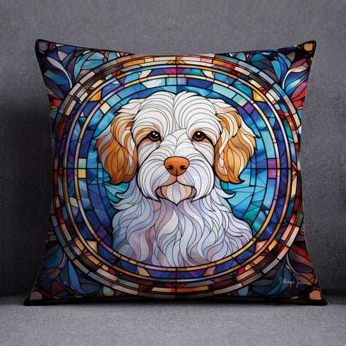 Clumber Spaniel Suncatcher Design Cushion